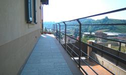 Ringhiera balcone in stile moderno 