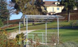 Gazebo in ferro zincato centinato